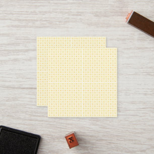 Tarjeta De Fidelización fondo amarillo y blanco con círculos pequeños
