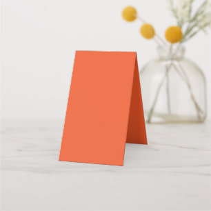 Tarjeta De Fidelización Fondo Naranja Sólido Brillante