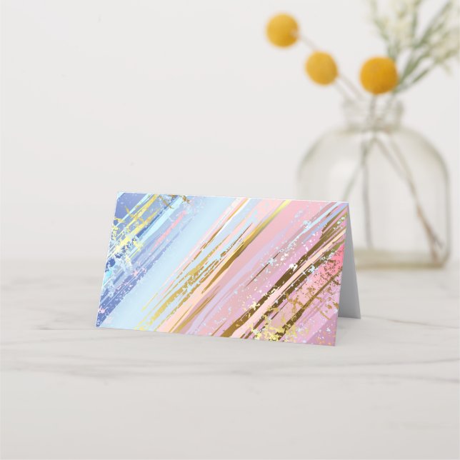 Tarjeta De Fidelización Fondo rosa texturizado (Anverso)