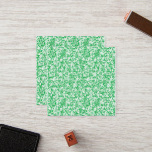 Tarjeta De Fidelización fondo verde y blanco con pequeños puntos blancos