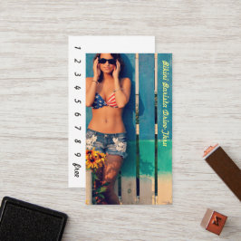 Tarjeta De Fidelización Foto: Bikini Barista Drive-Thru, Personalizar de b