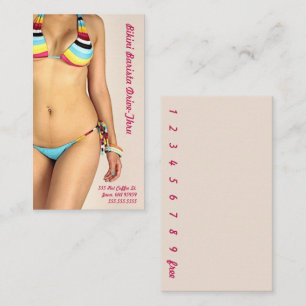Tarjeta De Fidelización Foto de Bikini Barista Drive-Thru Personalizar