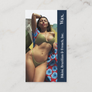 Tarjeta De Fidelización Foto de cera francesa en bikini