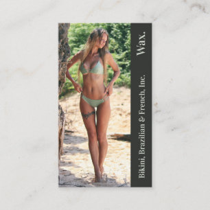 Tarjeta De Fidelización Fotografía de cera francesa bikini - Punchcard