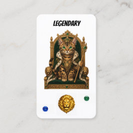 Tarjeta De Fidelización Gato Punk Legendario: Edición Royal Bengal