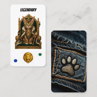 Tarjeta De Fidelización Gato Punk Legendario: Edición Royal Bengal