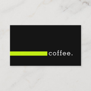 Tarjeta De Fidelización Golpe de café de lealtad Llanura Voltio moderno ne