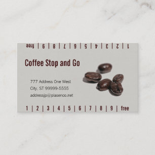 Tarjeta De Fidelización Granos de Café