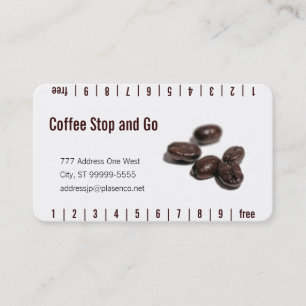 Tarjeta De Fidelización Granos de café