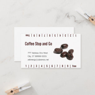 Tarjeta De Fidelización Granos de café