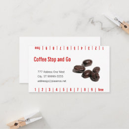 Tarjeta De Fidelización Granos de café