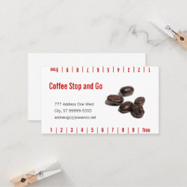 Tarjeta De Fidelización Granos de café