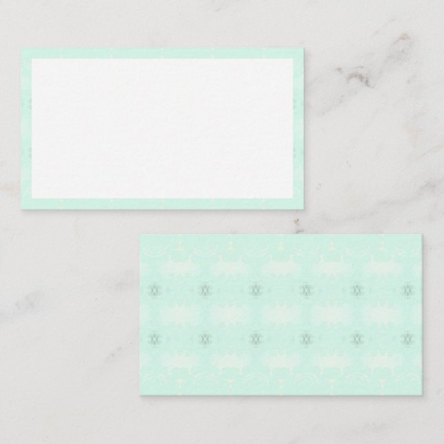 Tarjeta De Fidelización green (Anverso / Reverso)