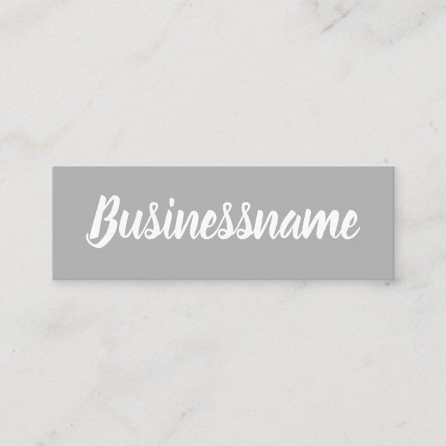 tarjeta de fidelización gris moderna y moderna (Anverso)