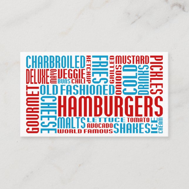 Tarjeta De Fidelización hamburguesas americanas (chitChat) (Anverso)
