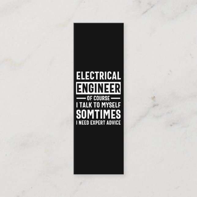 Tarjeta De Fidelización Ingeniero eléctrico (Anverso)