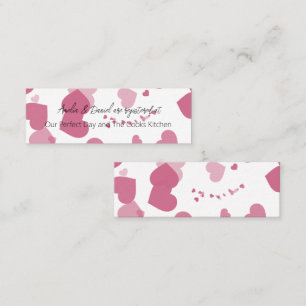 Tarjeta De Fidelización Inscripción en Registro de Novias de Pink Love Hea