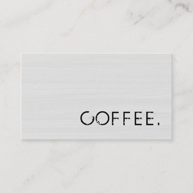 Tarjeta De Fidelización La lealtad del café Punch Wood Look #10 (Anverso)