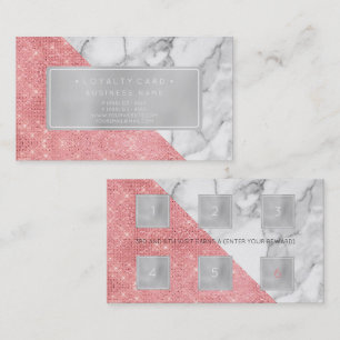 Tarjeta De Fidelización Labios del salón de belleza del cliente del