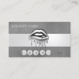 Tarjeta De Fidelización Láminas de goteo metálicas,Aspecto de cuero