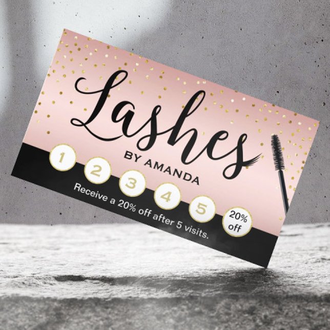 Tarjeta De Fidelización Lazas maquiladoras Artista Rosa de oro Lealtad (Subido por el creador)