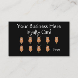 Tarjeta De Fidelización Lealtad a las vacas de la montaña