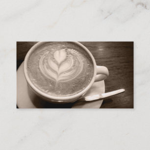 Tarjeta De Fidelización lealtad al amor al café