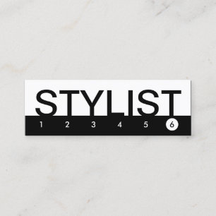 Tarjeta De Fidelización lealtad al cliente de bold STYLIST