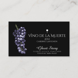 Tarjeta De Fidelización lealtad al vino de la muerte