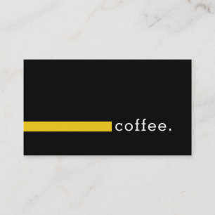 Tarjeta De Fidelización Lealtad de café Punch Plata Negro Moderno Jonquil