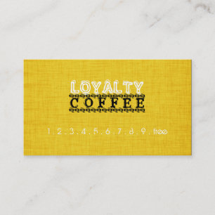 Tarjeta De Fidelización Lealtad de Café Punch Wood Look #9