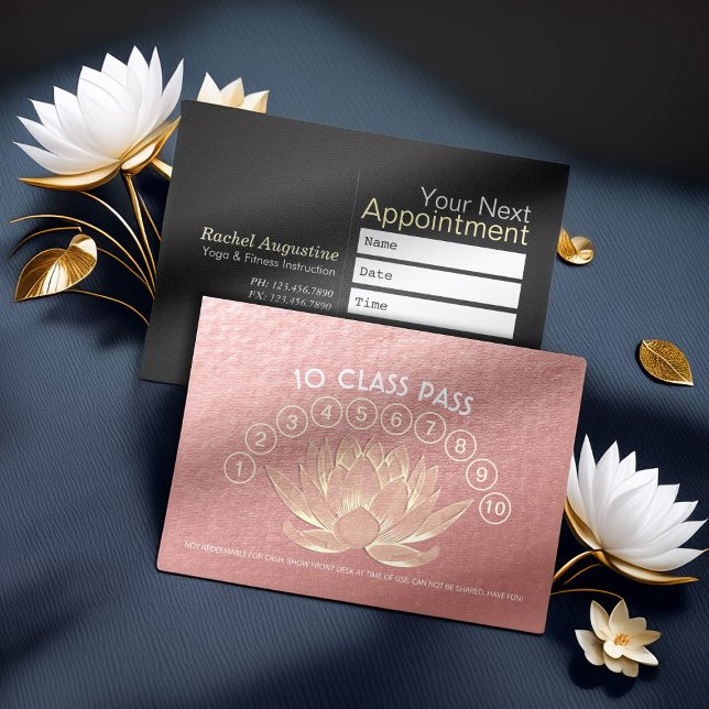 Tarjeta De Fidelización Lealtad de clases de instructores de meditación de (Subido por el creador)