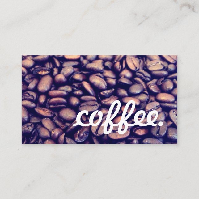 Tarjeta De Fidelización lealtad del café (Anverso)