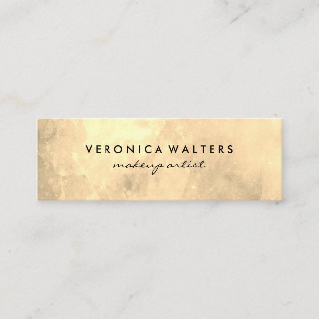 Tarjeta De Fidelización Lealtad dorada contemporánea (Anverso)