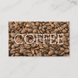 Tarjeta De Fidelización Lealtad grande simple del café de la palabra de