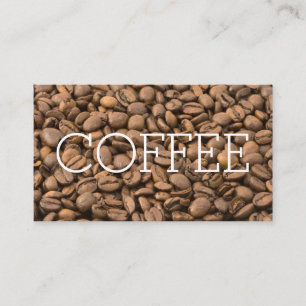 Tarjeta De Fidelización Lealtad grande simple del café de la palabra de