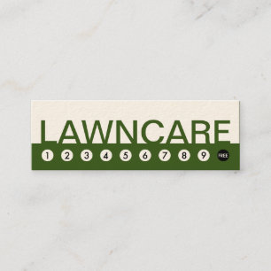 Tarjeta De Fidelización lealtad intrépida del cliente de LAWNCARE