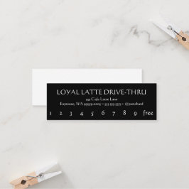 Tarjeta De Fidelización Lealtad mini Latte Impulsión-Por