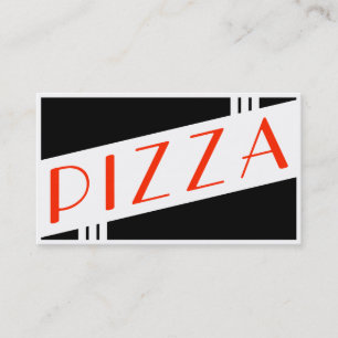 Tarjeta De Fidelización lealtad retra del cliente de la pizza