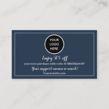 Logo de Navy Blue Gracias Business Reward Punch