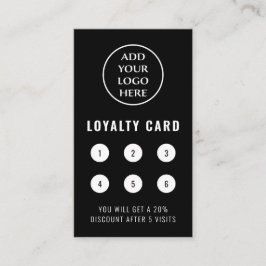 Tarjeta De Fidelización Logo de profesionales de medios sociales verticale