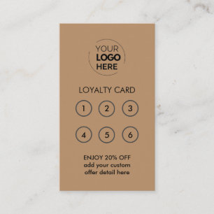 Tarjeta De Fidelización Logotipo comercial   Brown Professional Company