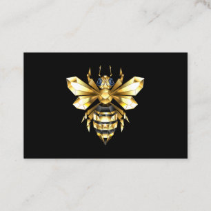 Tarjeta De Fidelización Logotipo de Relieve metalizado dorado falso poligo