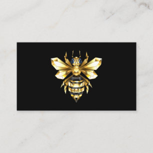 Tarjeta De Fidelización Logotipo de Relieve metalizado dorado falso poligo