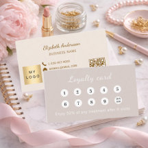 Logotipo empresarial código qr crema malva rosa po