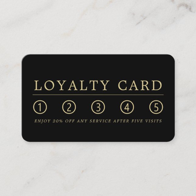 Tarjeta De Fidelización Logotipo personalizado: (Anverso)