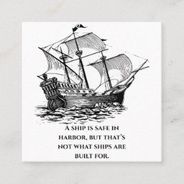 Tarjeta De Fidelización Los barcos están destinados a navegar