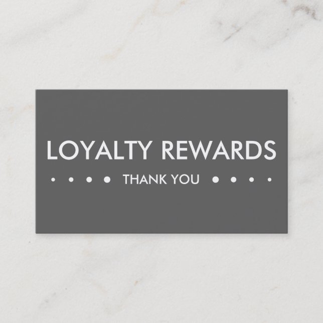 Tarjeta De Fidelización LOYALTY 4 puntos (Anverso)