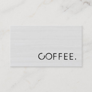 Tarjeta De Fidelización Loyalty Café Puñetazo Vista Madera #10