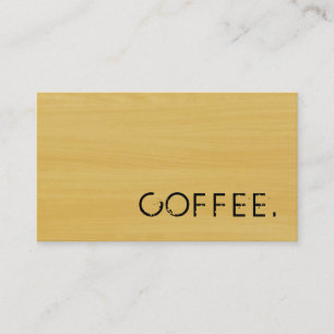 Tarjeta De Fidelización Loyalty Coffee Punch Madera Vista #5
